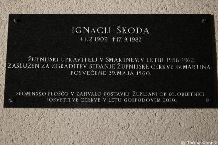 Blagoslov spominske plošče Francu Mihaelu Paglovcu in Ignaciju Škodi (10)